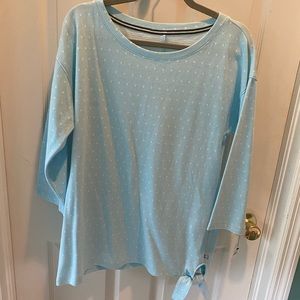Baby Blue Polka Dot Sweatshirt